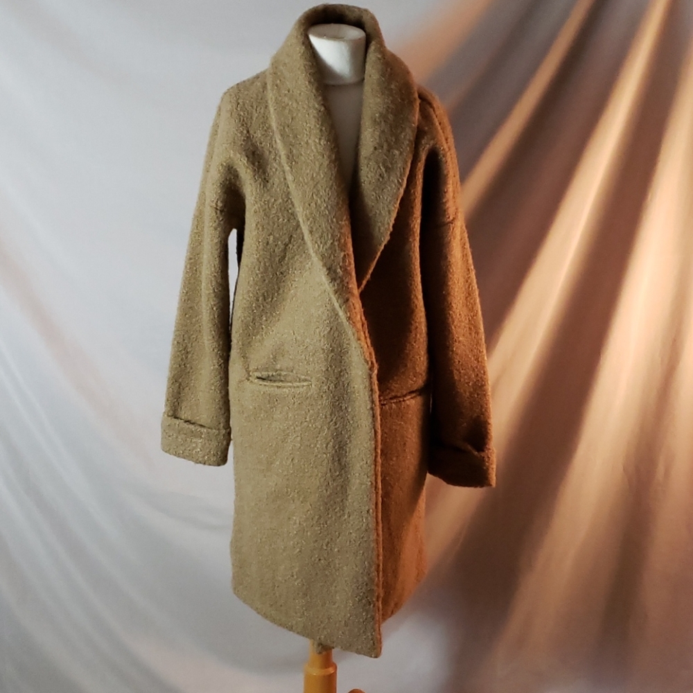 New Bobeau Boucle Shawl Collar Jacket